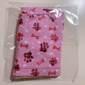 Pink Pawprint Scrub Cap